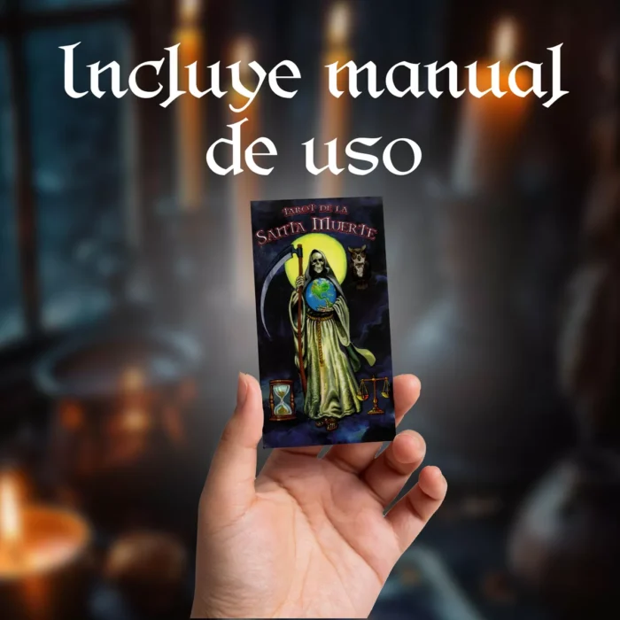 Tarot Santa Muerte Orig Plastificado 80 Cartasinstructivo 3