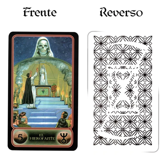 Tarot Santa Muerte Orig Plastificado 80 Cartasinstructivo 4