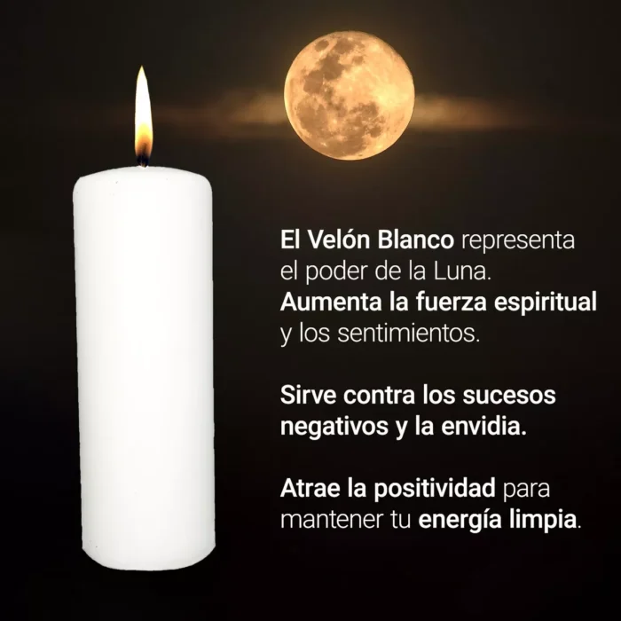 Vela Cirio Velon Blanco Parafina Aroma 1 Kg Velon Limpias 7