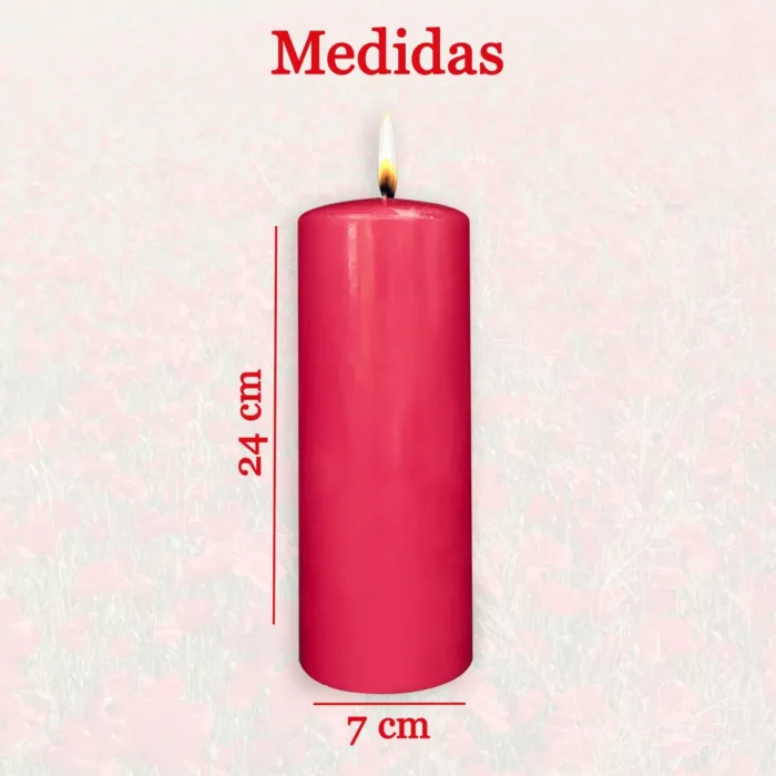 Velon Rojo De Parafina Aromatica 1 Kg Amor Amarres 4