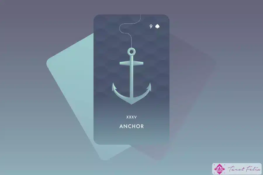 Significado y combinaciones de la carta Anchor Lenormand