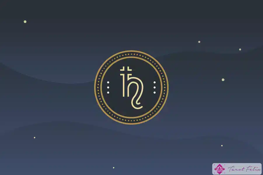 Símbolo de astrología de Saturno