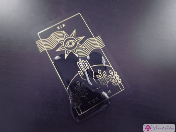 Baraja de tarot impermeable - tarot hilo dorado