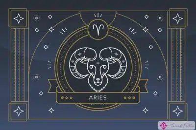 El símbolo del signo zodiacal Aries