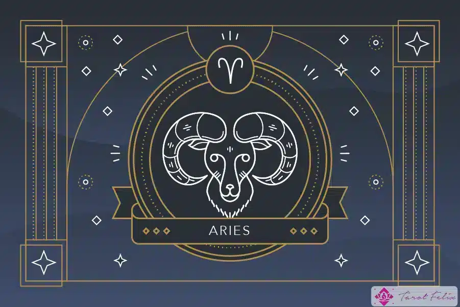 El símbolo del signo zodiacal Aries