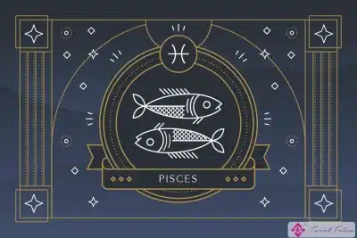 El símbolo del signo zodiacal de Piscis