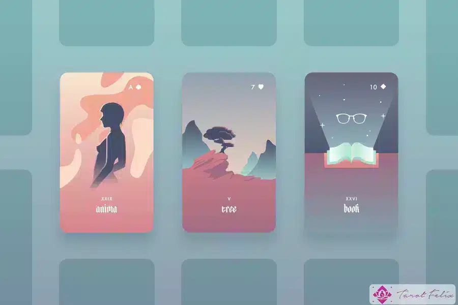 Cómo leer los diferenciales de Lenormand de tres cartas