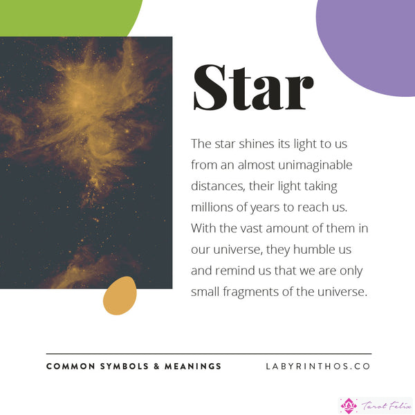 Significados de los Símbolos del Tarot - La Estrella - Aprendiendo Tarot con Labyrinthos