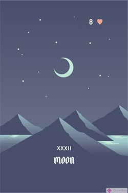La luna: las mejores tarjetas de amor de Lenormand para una lectura de Lenormand