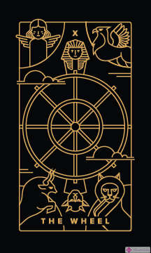 La rueda de la fortuna: las mejores cartas del tarot del dinero para obtener en una lectura de tarot