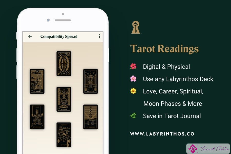 Actualización gratuita de la aplicación Labyrinthos Academy Tarot - Lecturas de tarot