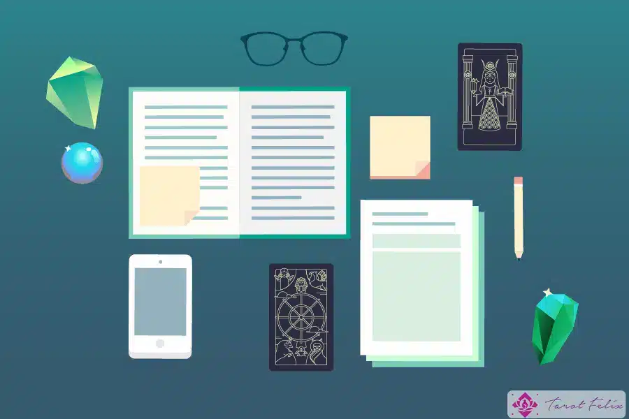 Hojas de trucos sobre el significado del tarot