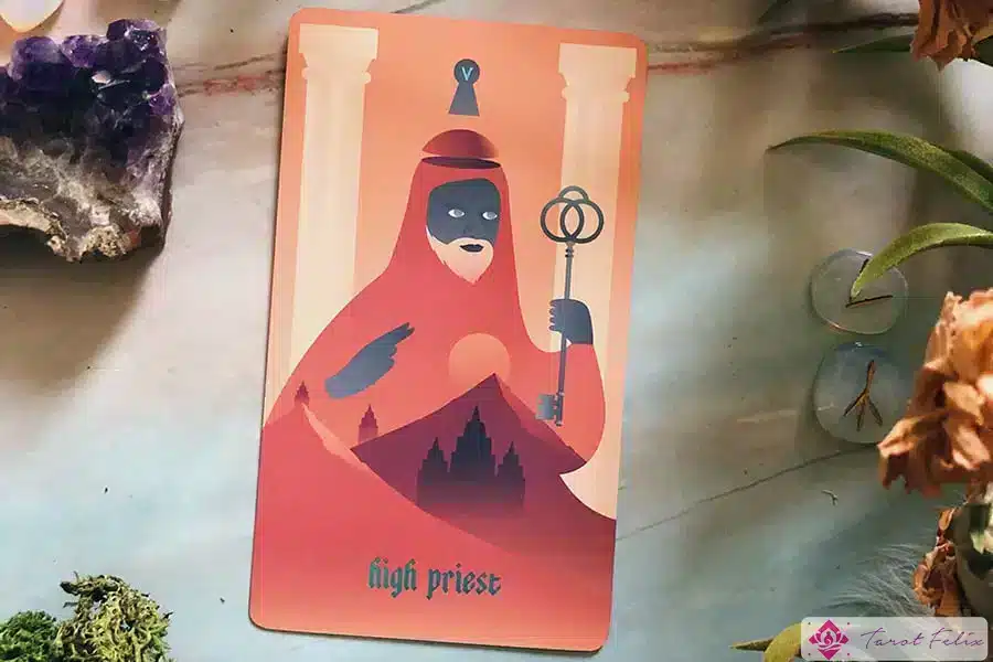 La tirada de cartas del Tarot del Hierofante