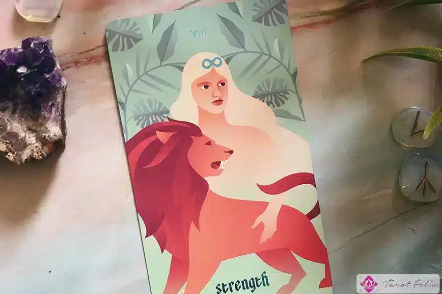 Tirada de cartas del Tarot de fuerza