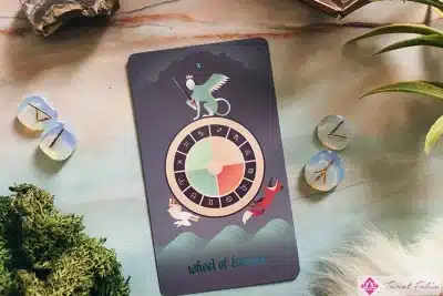 La tirada de cartas del Tarot de la Rueda de la Fortuna