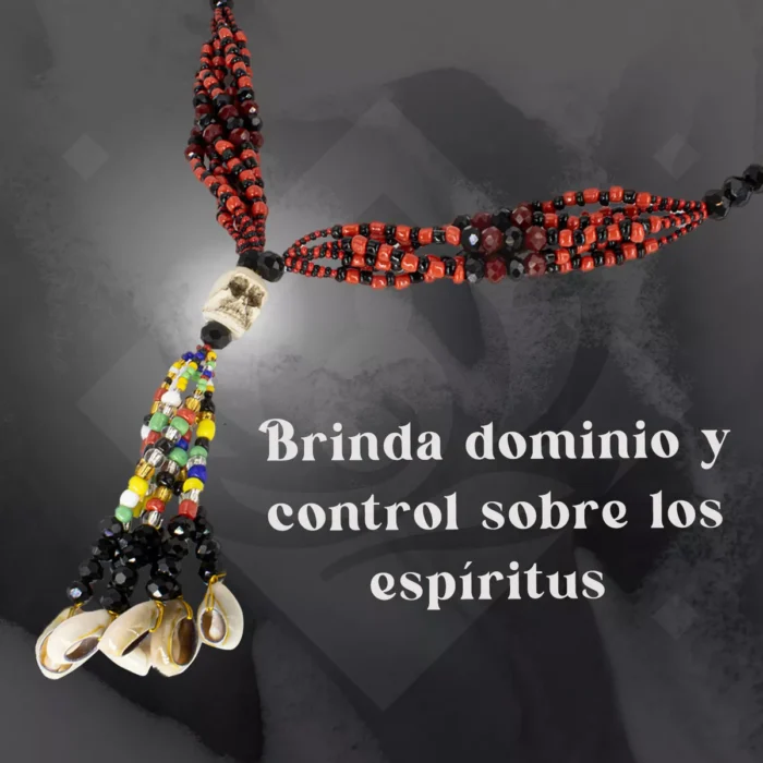 Collar Mazo De Elegua Lucero Eleggua Con Muerto 47 Cm Carro 4