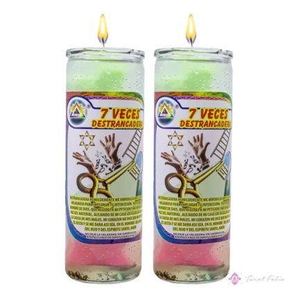 Pack Doble Veladora Gel Destrancadera - Protección Espiritual Avanzada