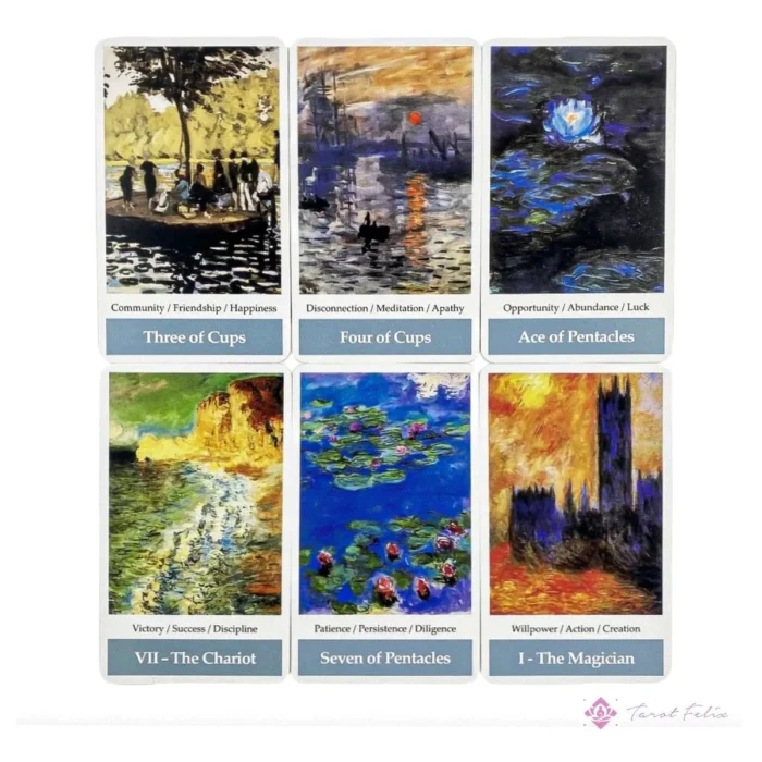Tarot Monet Impresionista: Cartas Artísticas de Colección Ilustradas