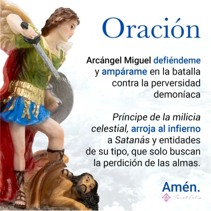 Estatua Arcángel Miguel 15cm - Protección y Decoración Espiritual