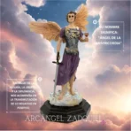 Estatua Arcángel Zadquiel 33cm con Ojo de Vidrio - Arte Sacro Único