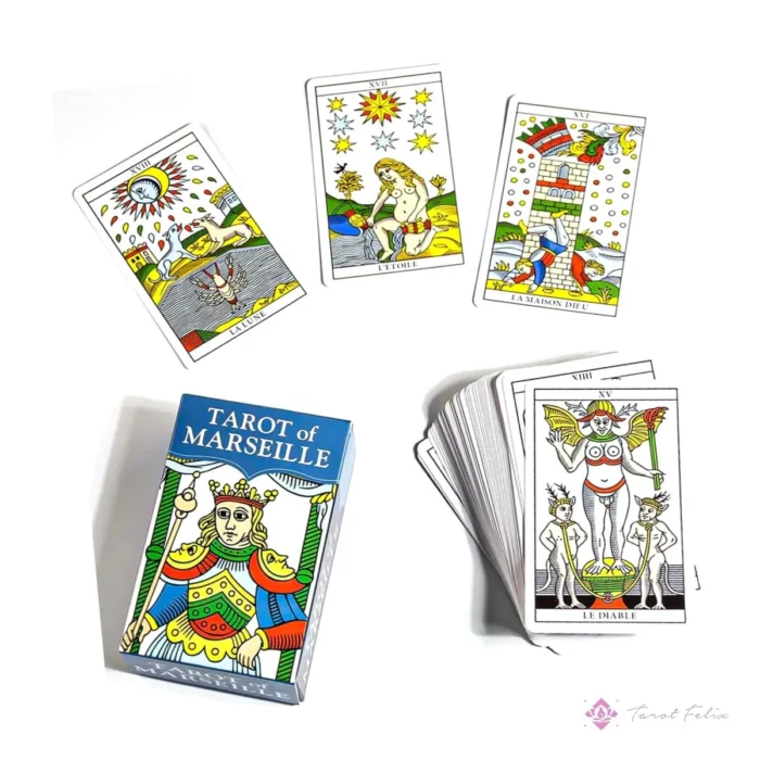 Set Completo Tarot de Marsella Mini: Guía + eBook para Principiantes