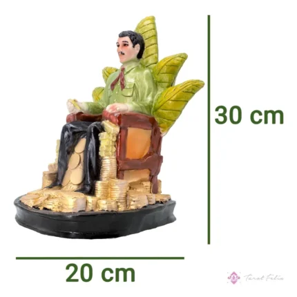 Estatua Jesús Malverde 30cm Curada + Libro Exclusivo - Culto y Devoción