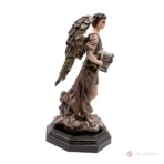 Escultura Arcángel San Gabriel 33 cm - Decoración Espiritual Metálica