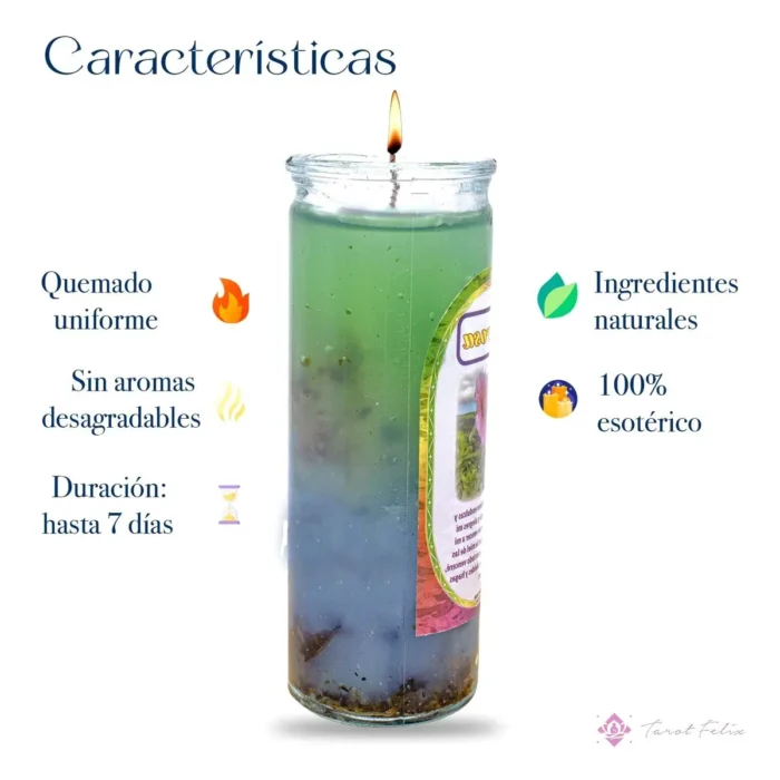 Veladora Gel Chuparrosa: Amor