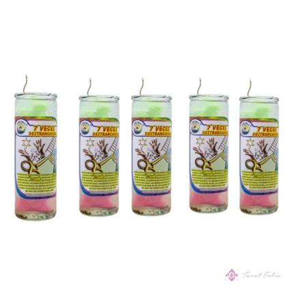 Pack Veladora Gel 7 Veces Destrancadera - Protección Espiritual