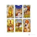 Tarot Art Nouveau y Dioses Egipcios: Mazo Coleccionable + Guía PDF