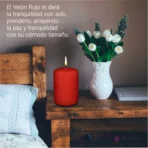 Vela Roja Esotérica 10cm para Amarres y Endulzamientos Amorosos | Tarot Felix
