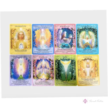 Oráculo de los Ángeles de Cristal: Tarot y Guía Espiritual + eBook Gratis