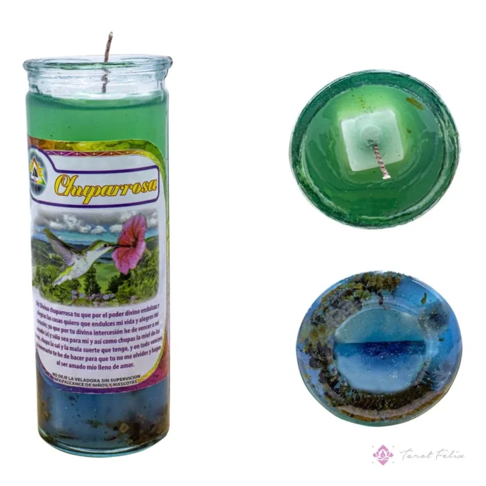 Pack 2 Veladoras Gel Chuparrosa para Amor y Fertilidad - Ritual Esotérico Preparado