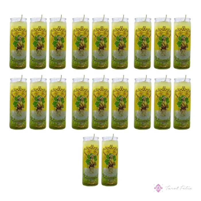 Pack Veladoras Santa Muerte: Prosperidad y Protección - 20 Unidades