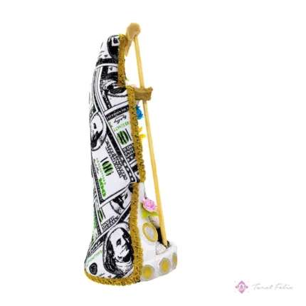 Estatua Santa Muerte 24cm para Abundancia y Prosperidad en Negocios + Libro de Rituales