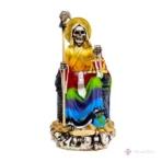 santa muerte suprema 7 potencias 30 cm figura poderosa ritual protección completa
