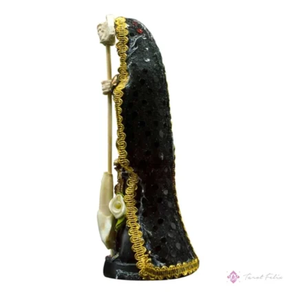 Santa Muerte Reversible Vestida 30cm: Curada y Preparada + Libro de Rituales