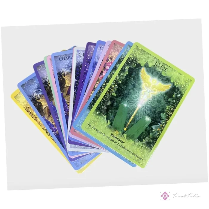 Oráculo de los Ángeles de Cristal: Tarot y Guía Espiritual + eBook Gratis