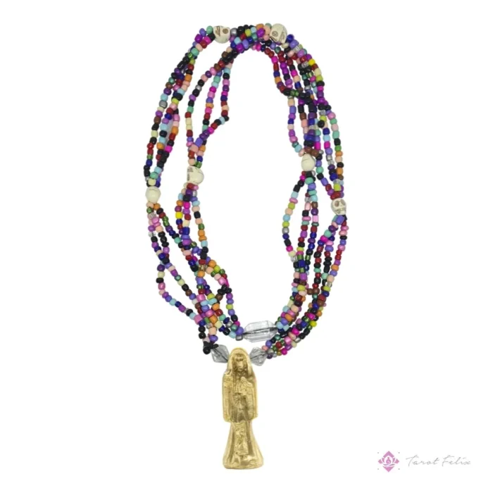 mazo santa muerte dorada curado protección financiera abundancia espiritual
