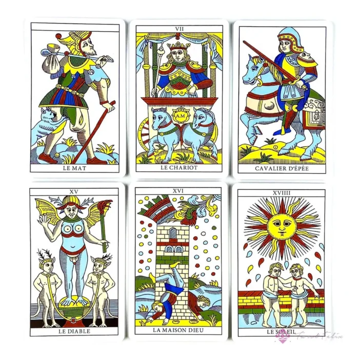 Set Completo Tarot de Marsella Mini: Guía + eBook para Principiantes