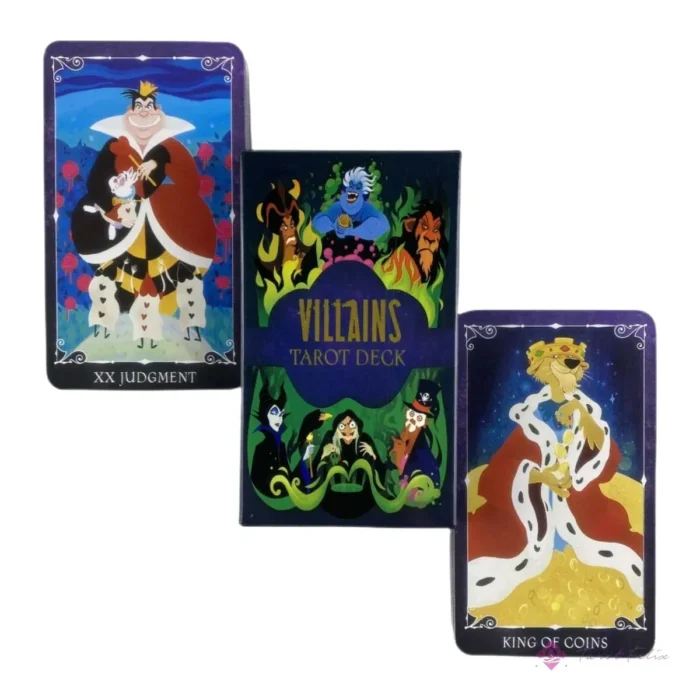 Set Completo Tarot Disney Villanos: 78 Cartas + Ebook Exclusivo