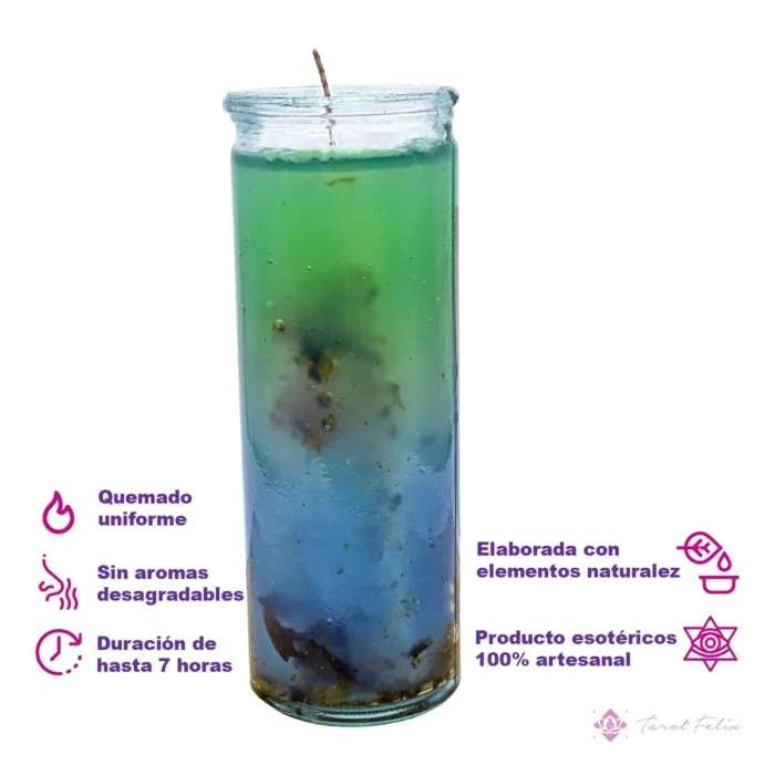 Pack 2 Veladoras Gel Chuparrosa para Amor y Fertilidad - Ritual Esotérico Preparado