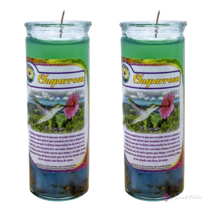Pack 2 Veladoras Gel Chuparrosa para Amor y Fertilidad - Ritual Esotérico Preparado