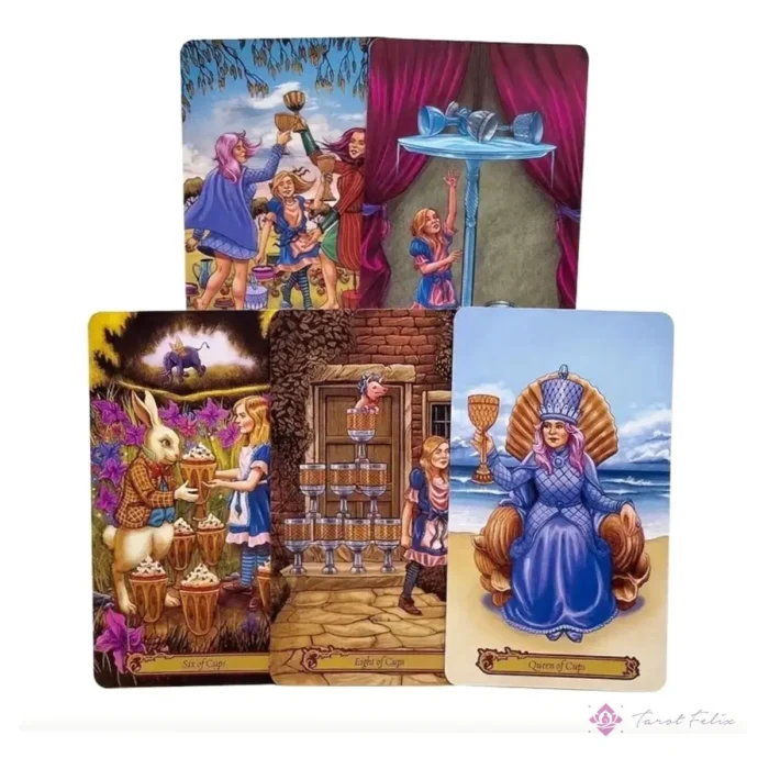 Tarot Alicia en el País de las Maravillas: Edición Limitada de 78 Cartas + eBook Gratis