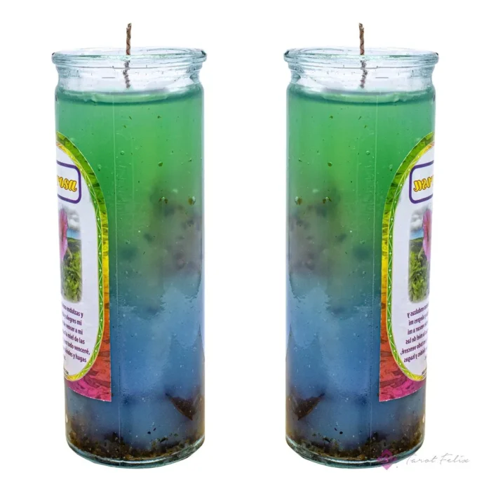 Pack 2 Veladoras Gel Chuparrosa para Amor y Fertilidad - Ritual Esotérico Preparado
