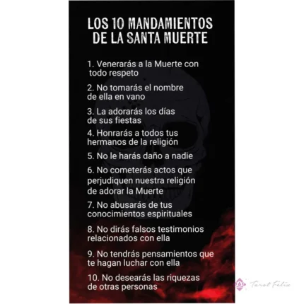 Mazo Santa Muerte Reversible: Tarot Esotérico y Adivinación Profunda