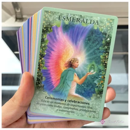 Oráculo de los Ángeles de Cristal: Tarot y Guía Espiritual + eBook Gratis
