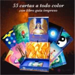 Tarot Metatron: Oráculo del Arcángel con 55 Cartas y Libro Guía