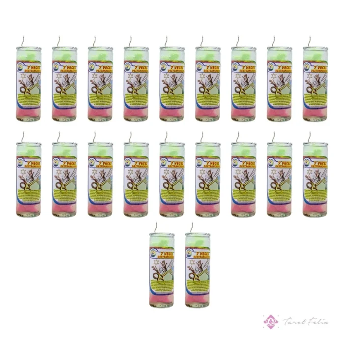 Pack de 20 Veladoras Gel Destrancadera 7 Veces - Protección Espiritual