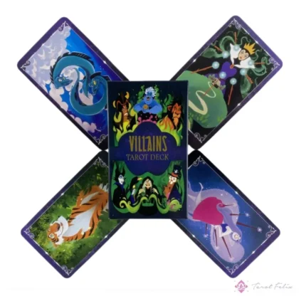 Set Completo Tarot Disney Villanos: 78 Cartas + Ebook Exclusivo